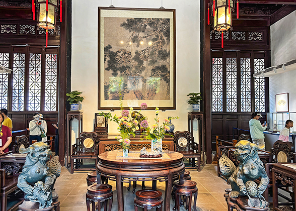 A Typical Hall in Lion Grove Garden, Suzhou